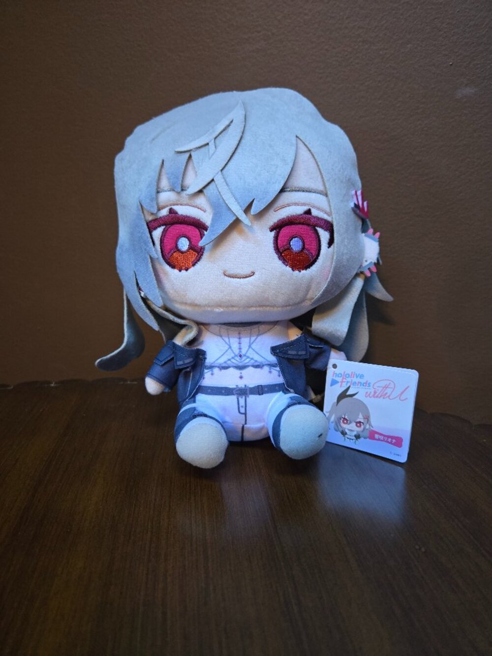 Hololive Friends With U Isaki Riona Plush Doll FLOW GLOW VTuber Genuine With Tag